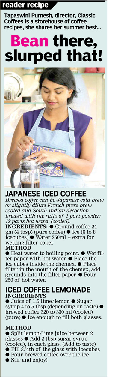 CLASSIC COFFEES - DECCAN CHRONICLE, BENGALURU CHRONICLE - 13TH APRIL 2017 - PAGE22